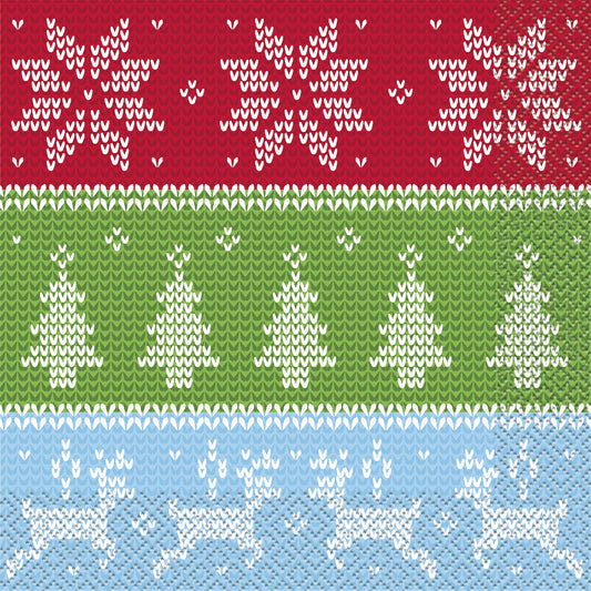 Ugly Sweater Christmas Luncheon Napkins - 16ct