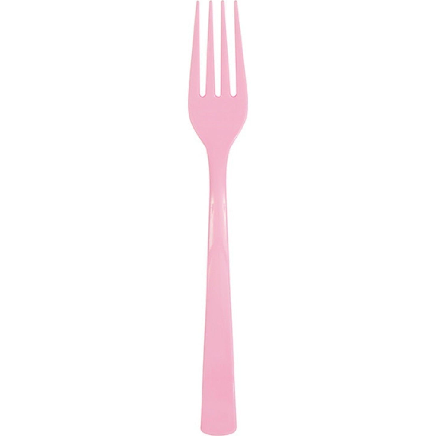 Lovely Pink Plastic Forks - 18ct