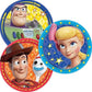 Toy Story 7" Cake Plates Assorted - 8ct