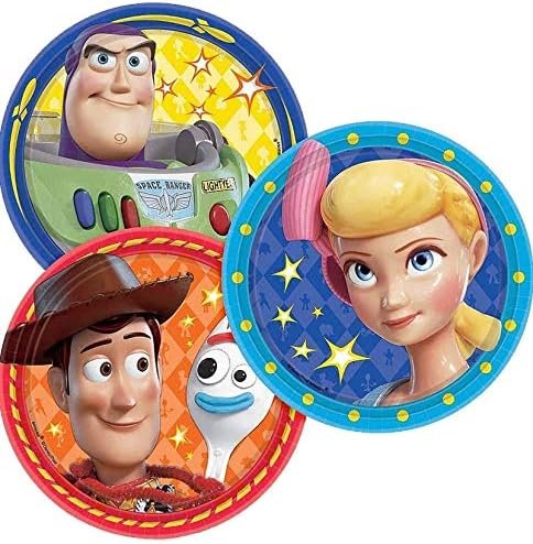 Toy Story 7" Cake Plates Assorted - 8ct