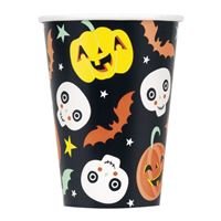 Pastel Pumpkin Halloween 12oz Paper Cups - 6ct