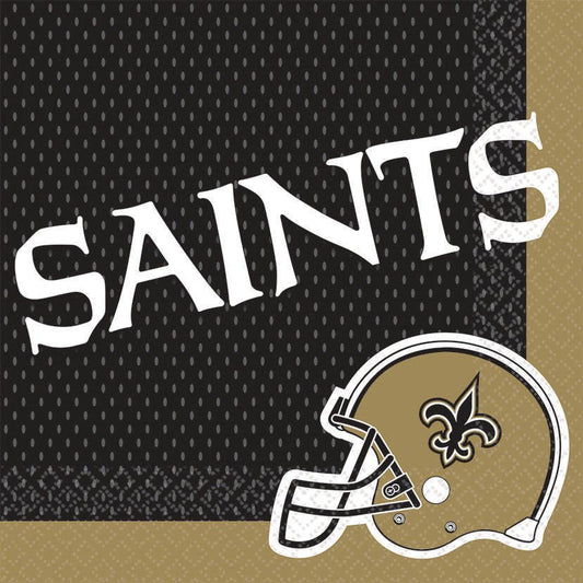 New Orleans Saints Luncheon Napkins - 16ct