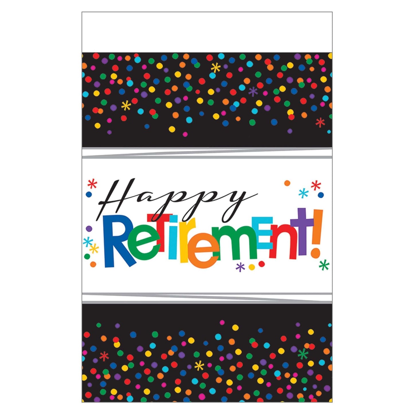 Officially Retired Plastic Table Cover - 54" x 102"