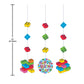 Block Bash Building Block Party Hanging Cutouts - 3ct