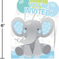 Enchanting Elephants Boy Invitations - 8ct