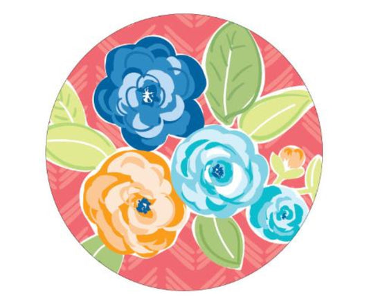 Floral Bold and Beautiful 7" Paper Plates - 50ct