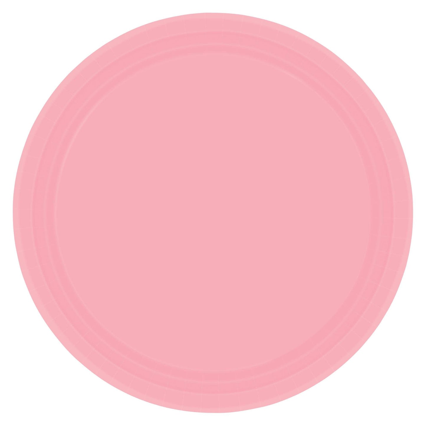 New Pink 9" Paper Plates - 8ct