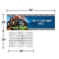 Monster Truck Rally Monster Truck Large Banner - 1ct