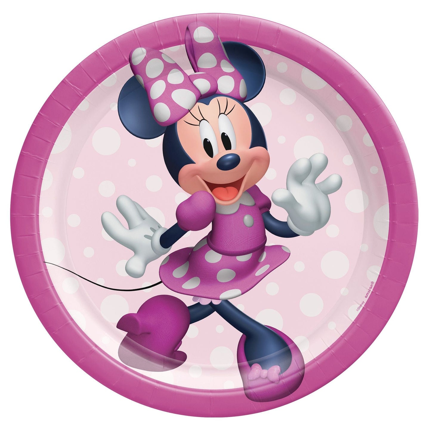 Minnie Mouse Forever 7" Dessert/Cake Plates - 8ct