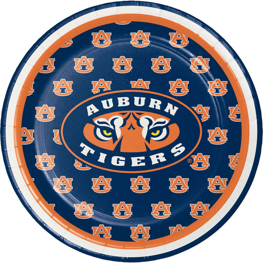 Auburn University 7" Appetizer Plates - 8ct