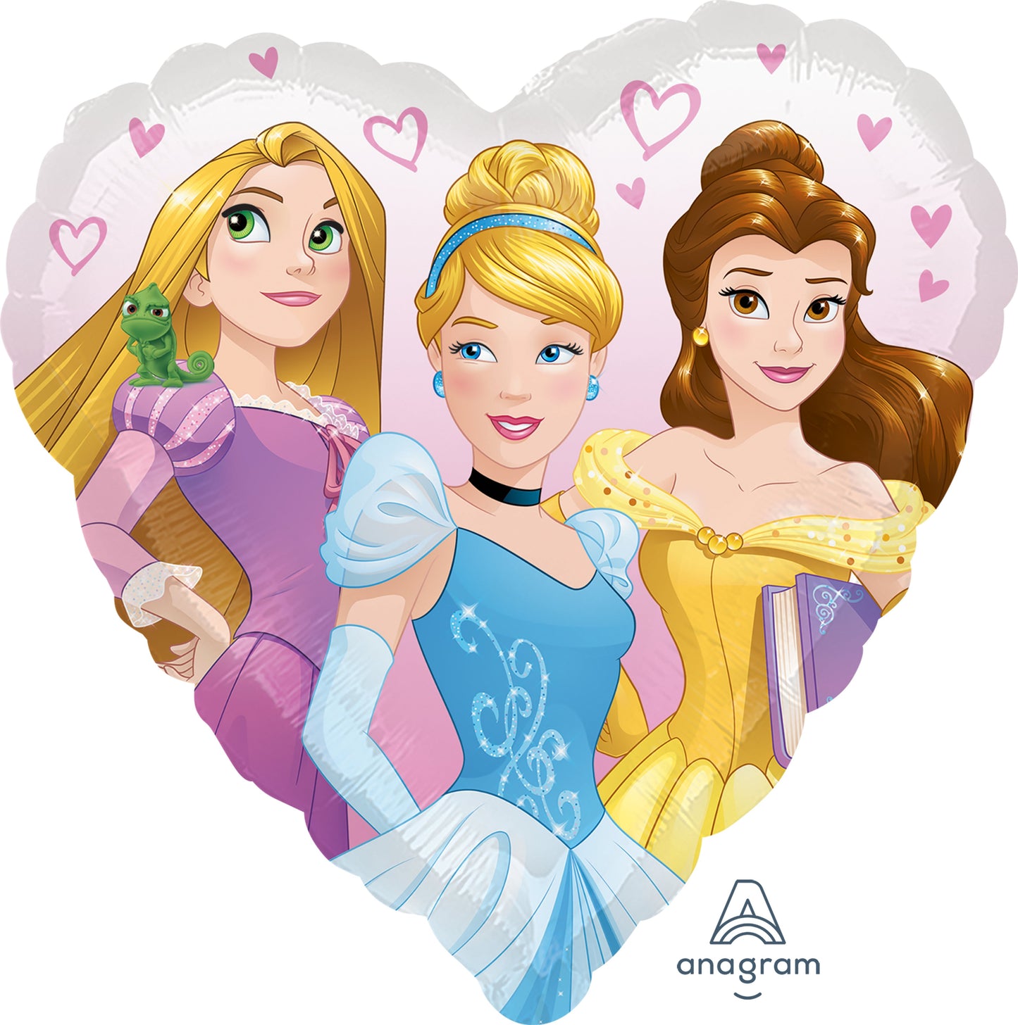 Disney Princess Dream Big Heart Theme Foil / Mylar Balloon - 18"