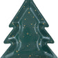 Modern Christmas Tree Shaped Appetizer Plates - 8ct