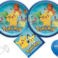 Amscan Pokémon Party Supplies Bundle with Plates and Napkins for 16 Guests