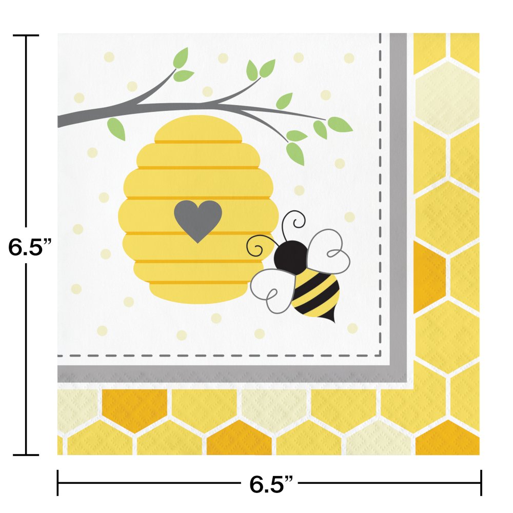 Bumblebee Baby Bumblebee Baby Shower Napkins - 16ct