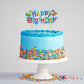 Block Bash Building Block Party Cake Topper - 1ct