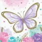 Butterfly Shimmer Beverage Napkins - 16ct