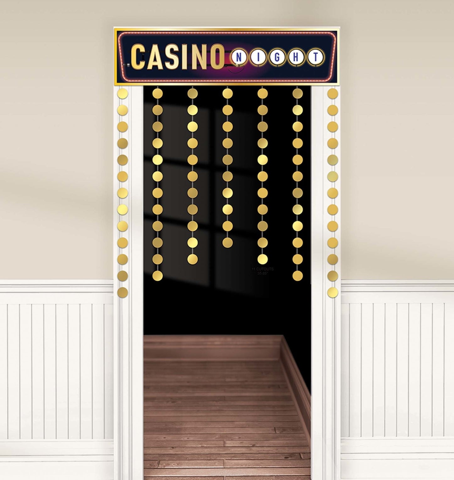 Casino Party Doorway Curtain