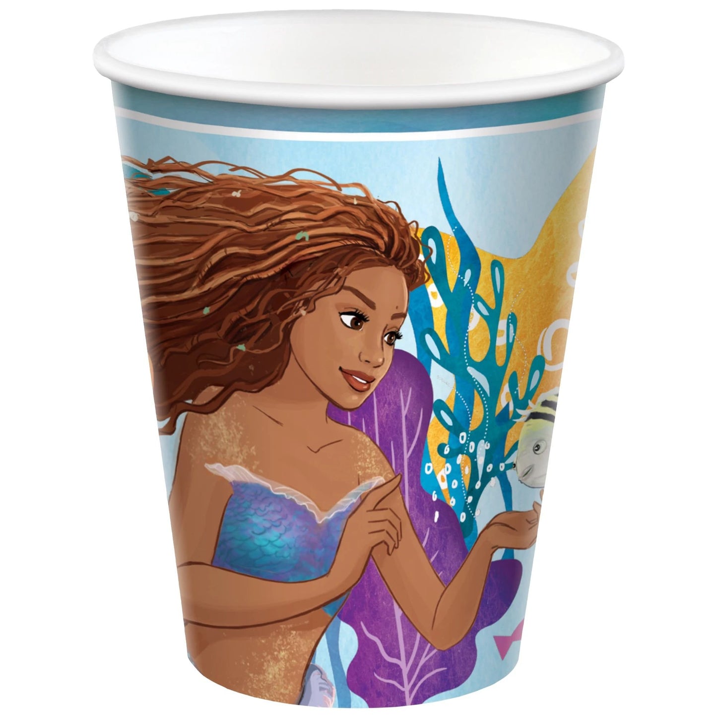 Ariel The Little Mermaid Cups 9oz Paper Cups - 8ct