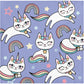 Kitty Cat Sassy Caticorn Beverage Napkins - 16ct