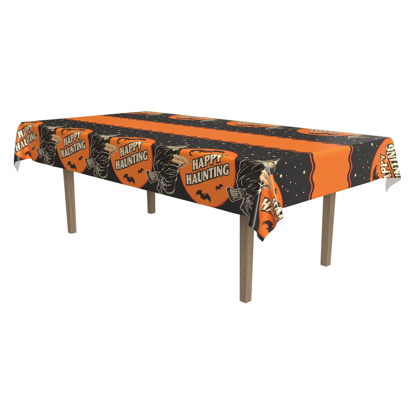 Vintage Halloween Table Cover - 54" x 108"