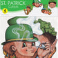 Multicolored Leprechaun St. Patrick's Day Cutouts - 4ct