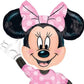 Minnie Mouse 54" Tall Airwalkers Mylar/Foil Balloon