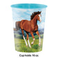 Horse and Pony Wild Horse 16 oz Plastic Cup - 1ct