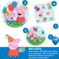 Peppa Pig Birthday Party Supplies Bundle | Peppa Pig Party Tableware | Peppa Pig Decorations | Peppa Pig Balloons