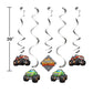 Monster Truck Rally Monster Truck Dizzy Danglers - 5ct