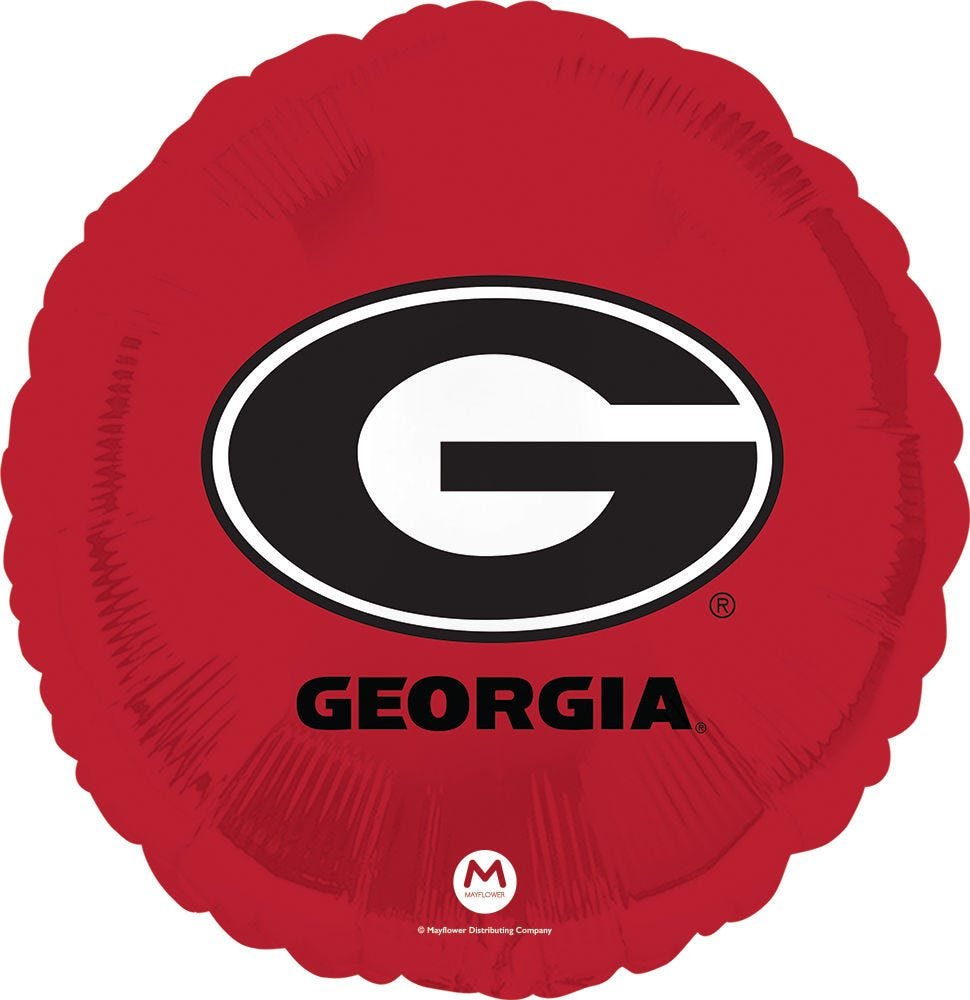 University of Georgia Bulldogs Foil Balloon - 18"