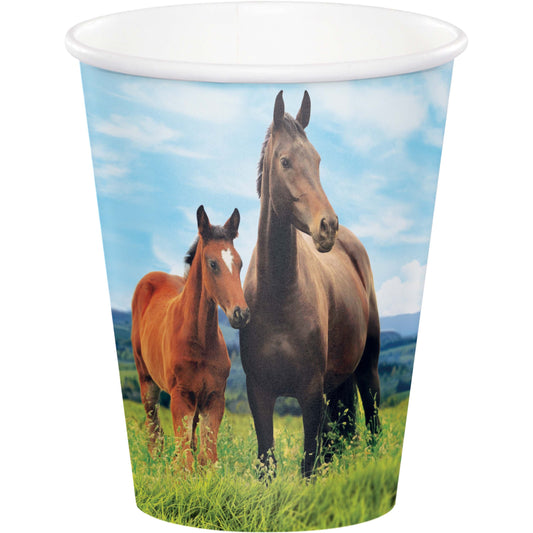 Horse and Pony Wild Horse Cups - 8ct