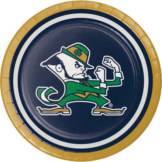 University of Notre Dame Fighting Irish 7" Appetizer Plates - 8ct