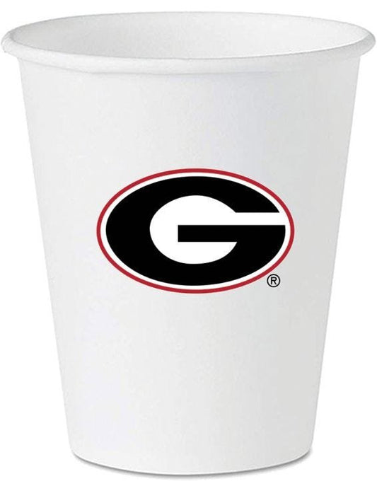 University of Georgia Bulldogs 16oz Plastic Cups - 8ct