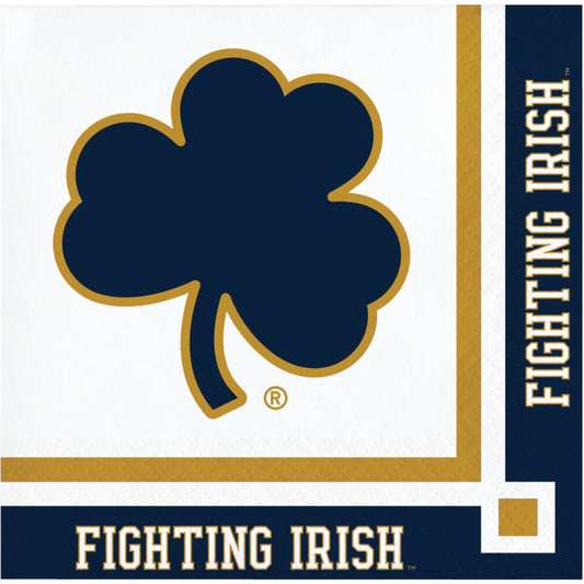 University of Notre Dame Fighting Irish Beverage Napkins - 20ct