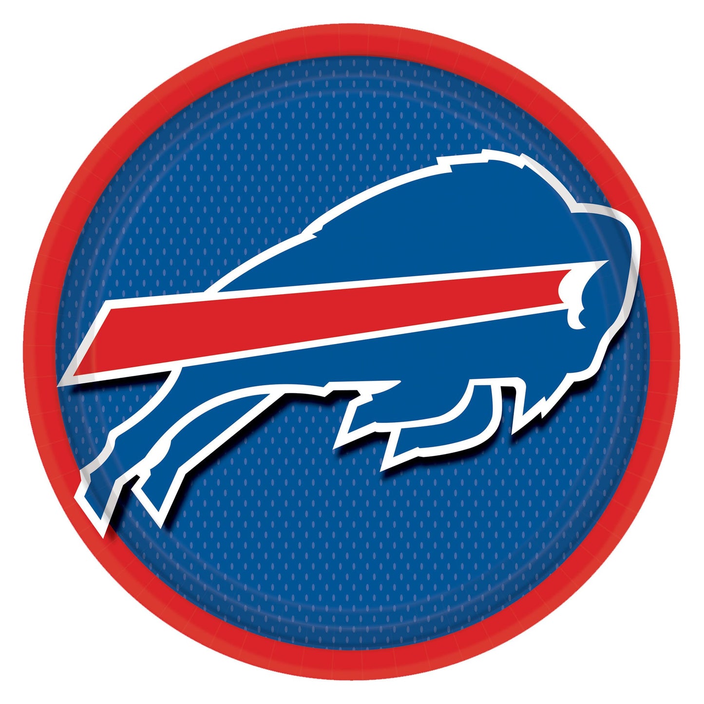 Buffalo Bills 9" Round Plates - 8ct