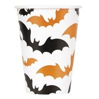 Happy Haunting Halloween 12oz Paper Cups - 6ct