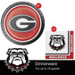 University of Georgia Party Supplies Pack with UGA Lunch Plates and UGA Napkins for 16 Guests