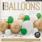 Modern Christmas Balloon Table Runner Kit w/ Confetti