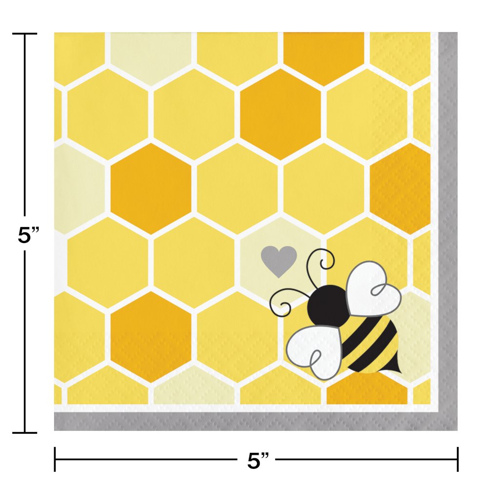 Bumblebee Baby Bumblebee Baby Shower Beverage Napkins - 16ct