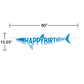 Shark Party Birthday Banner - 1ct