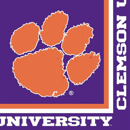 Clemson Tigers Luncheon Napkins - 20ct