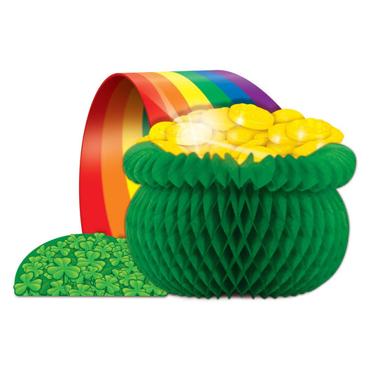 Pot O' Gold St. Patrick's Day Centerpiece - 7.5" x 11"