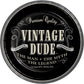 Vintage Dude 7" Round Paper Plates - 8ct
