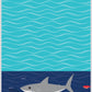 Shark Party Paper Tablecloth - 1ct