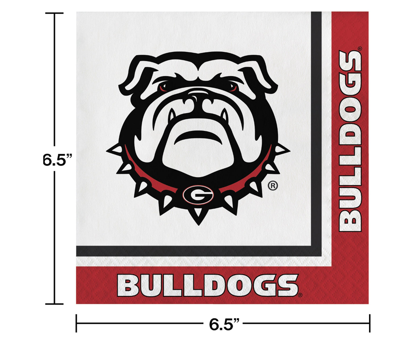 University of Georgia Party Supplies Bundle | UGA Plates | UGA Napkins | UGA Cups | UGA Table Cover | UGA Balloons