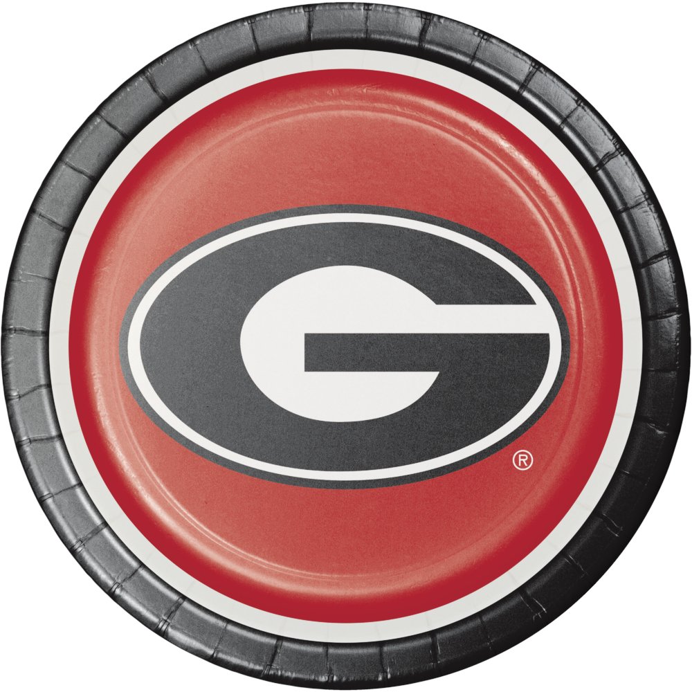 University of Georgia Bulldogs 9" Paper Plates - 8ct