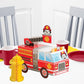 Flaming Fire Truck Fire Truck Centerpiece - 1ct