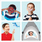 Shark Party Photo Booth Props - 10ct