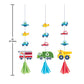 Transportation Time Hanging Cutouts w/ Tassels - 3ct