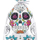 Skull Day of the Dead Cellophane Treat Bags - 20ct